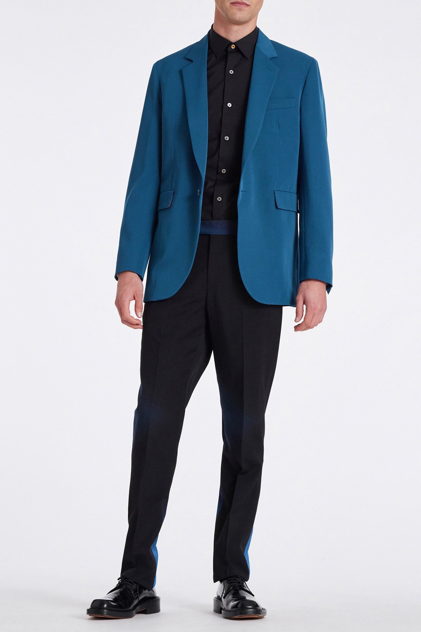 GENTS 1BTN JACKET COBALT BLUE 3