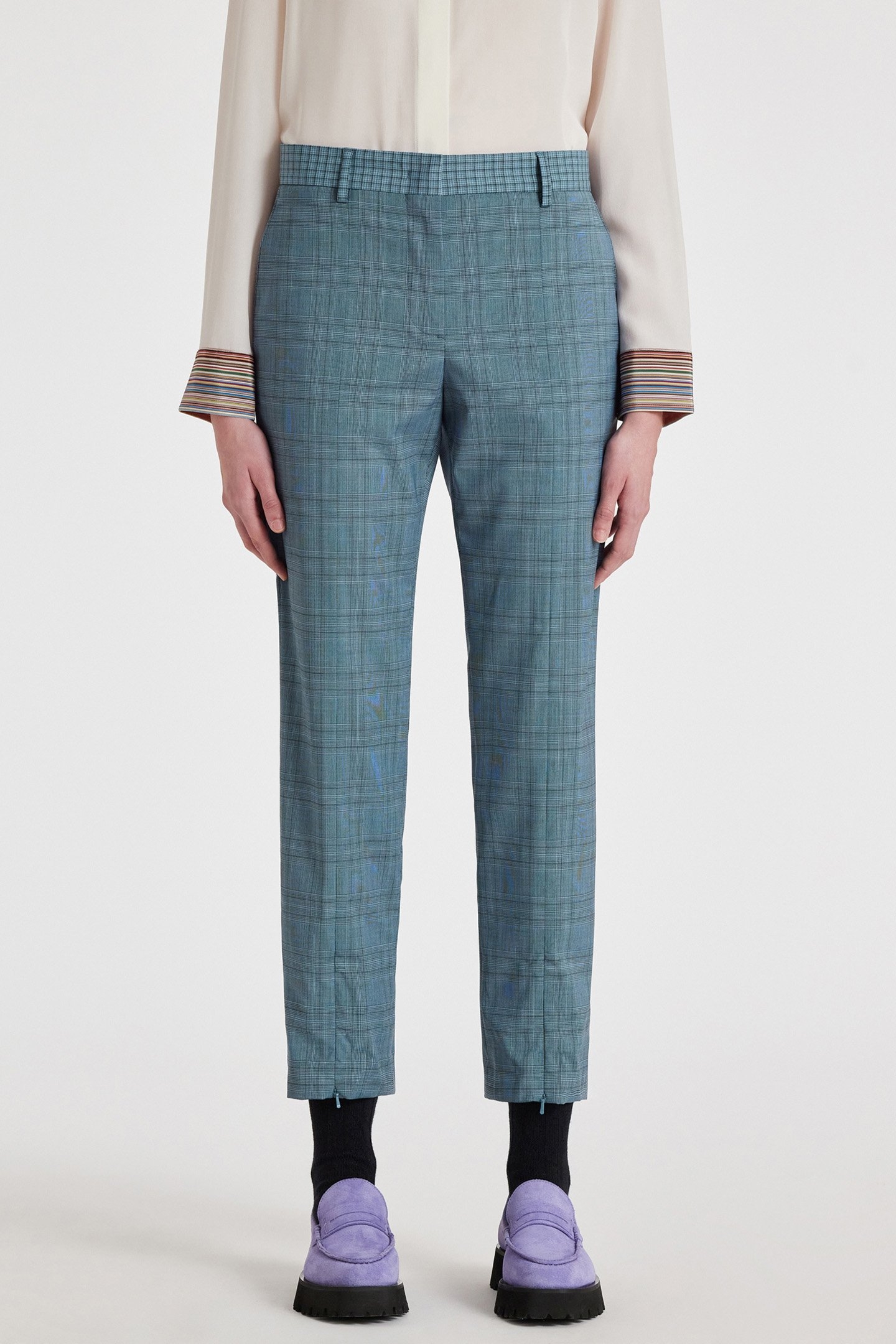 WOMENS TROUSERS LIGHT BLUE 1