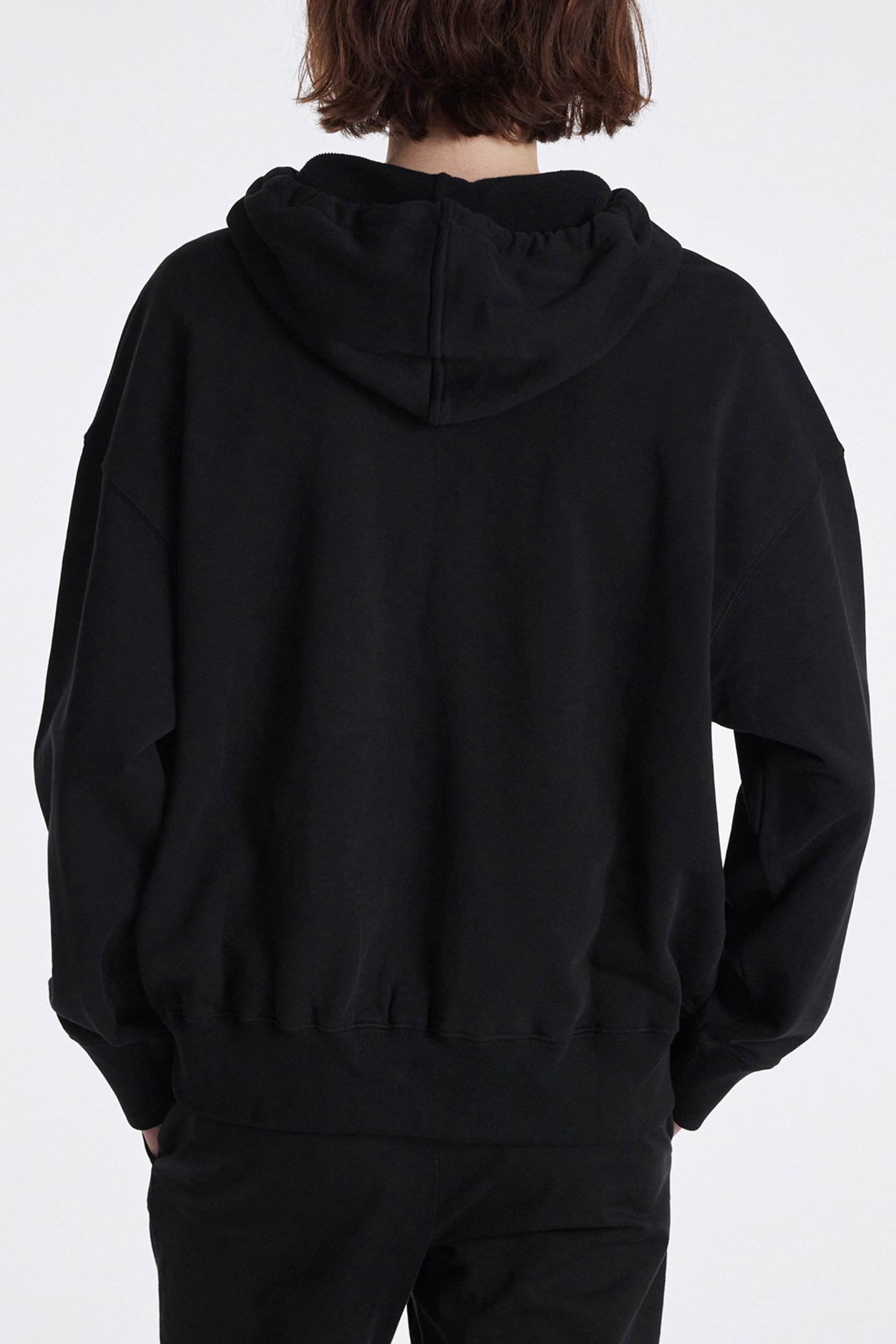 WOMENS WINTER HAWAIIAN HOODIE BLACK 2