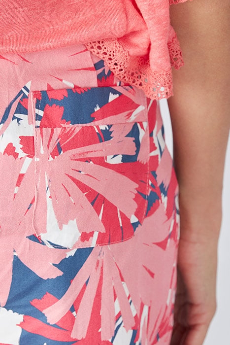 WIDE COTTON PANTS PINK 4