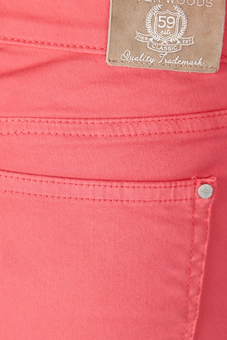 FITTED PANTS WITH EMBROIDERY PINK 4