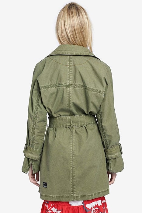 LUCILLE COAT LIGHT OLIVE 4