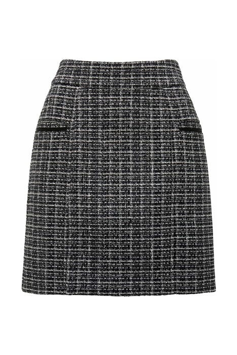 BETHANY BOUCLE MINI SKIRT NAVY 1