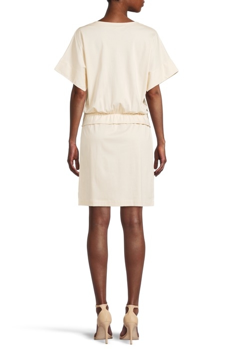 TWISTED BELT T-SHIRT DRESS BONE 3