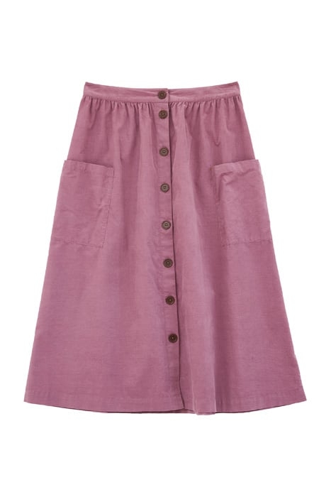 MARGARITA CORD SKIRT MID PINK 1