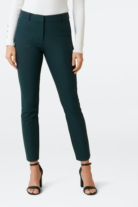 GRACE 7/8TH SLIM PANTS DEEP GREEN 2