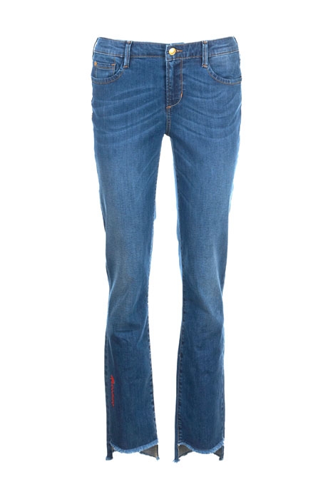 5-POCKET STRAIGHT RAWCUT BLUE 1