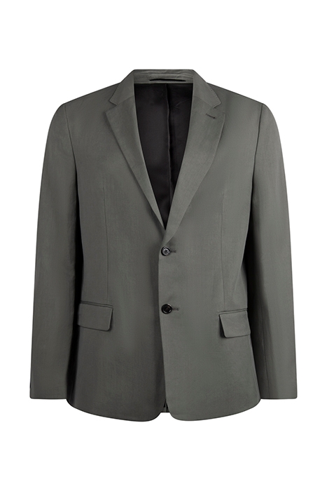 M. SIDNEY LINEN BLAZER GREEN GREY 4