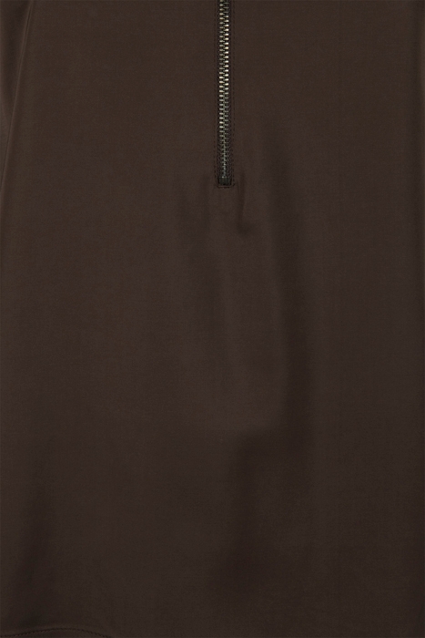 PAIGE SQUARE DRAPED SHIRT DARK OLIVE 3