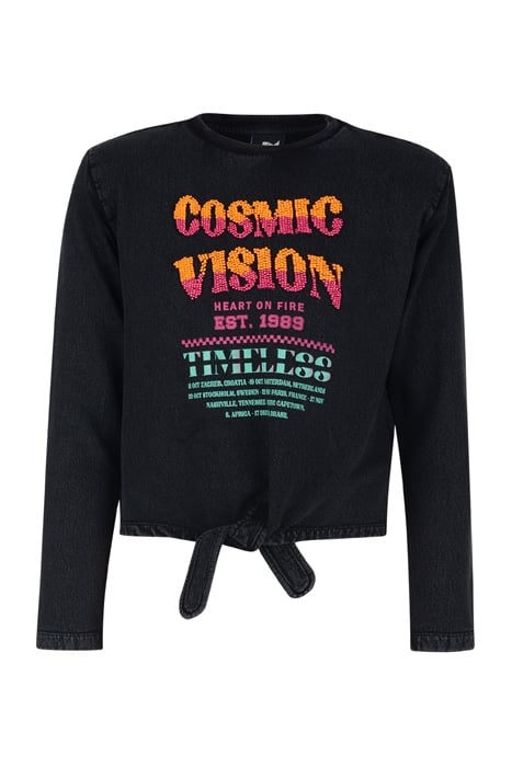 Printed tee jill&mitch by shoeby darkgrey 1