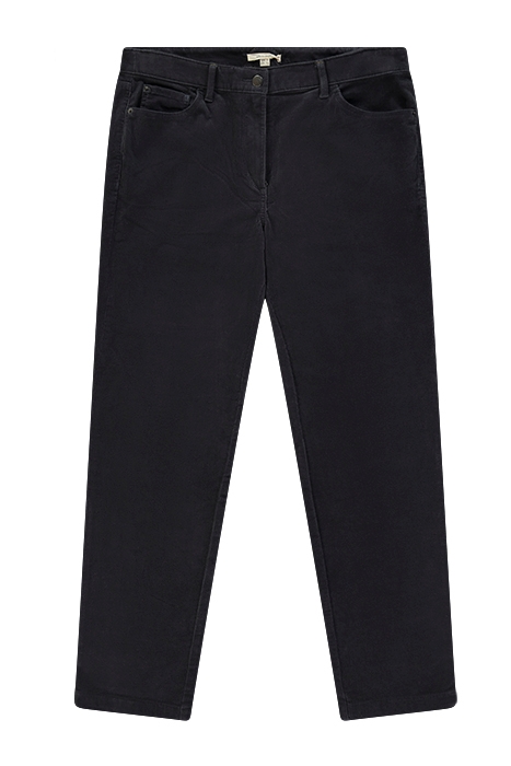 BROOKE STRAIGHT CORD TROUSERS DARK GREY 1