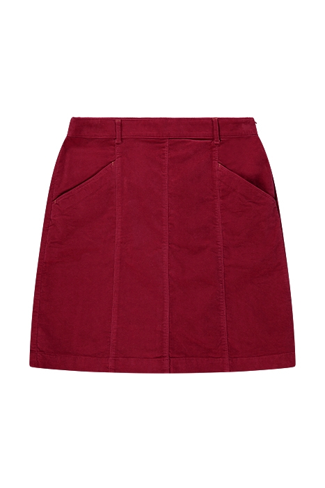 JOSIE CORD SKIRT DK PINK 1