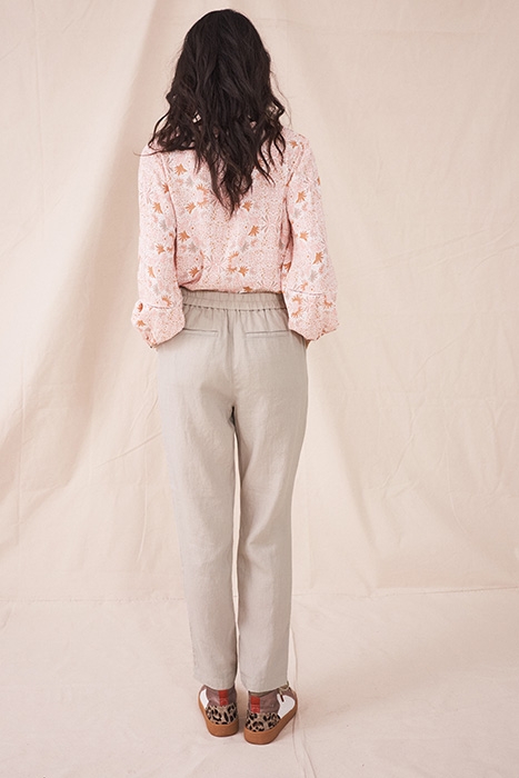 MADDIE LINEN TROUSER GREY 3