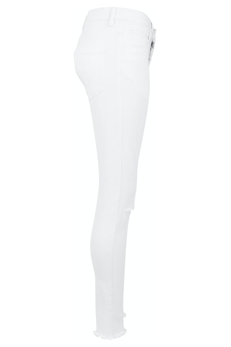 LADIES CUT KNEE PANTS WHITE 5