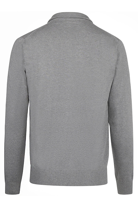 ZIP THRU COTTON/NYLON/MERINO MEDIUM HTR GREY 2