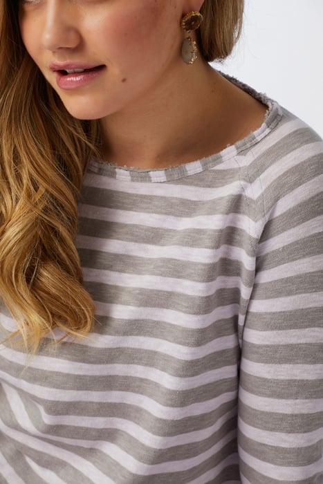 HEAVY JERSEY LONGSLEEVE STRIPED STREET GREY 4