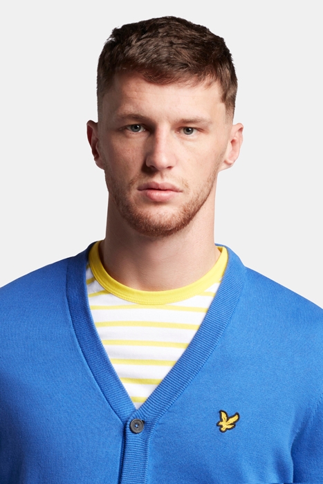 COTTON CARDIGAN ELECTRIC COBALT 4