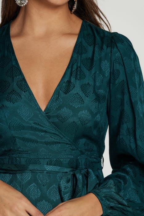 LADIES NAIROBI DRESS BAROQUE JAQUARD 7