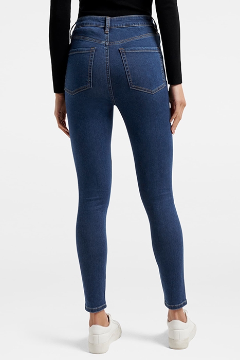 BELLA CROPPED HIGH RISE JEAN DARK WASH 2