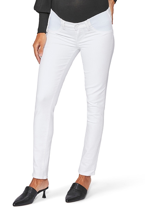 SKYLINE ANKLE PEG MATERNITY CRISP WHITE 4