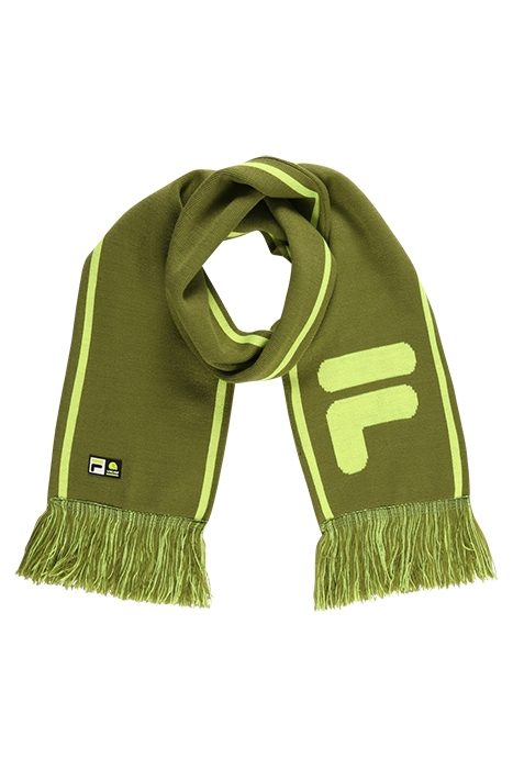 C44 TEAM SCARF CALLISTE GREEN-SAFETY YELLOW 1
