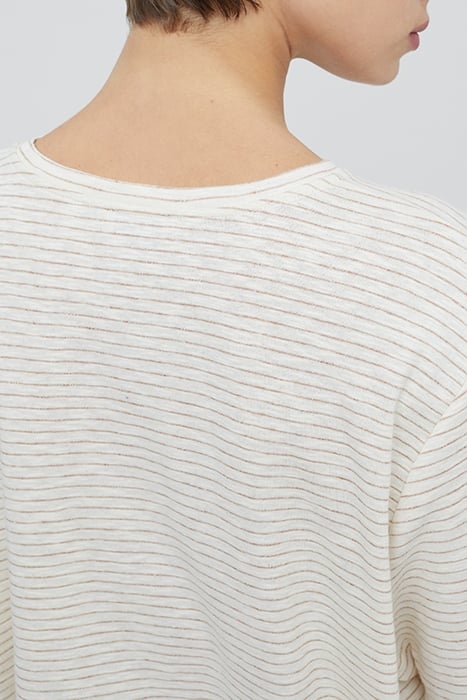 WOMEN O SHAPE T-SHIRTS YELLOW ECRU 3