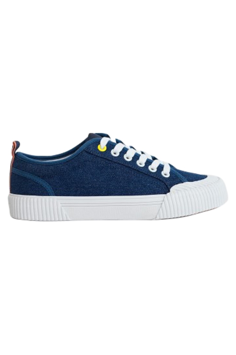 LILA CANVAS TRAINERS DARK NAVY 1