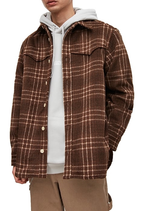 NIKKO LS SHIRT WICKER BROWN 1
