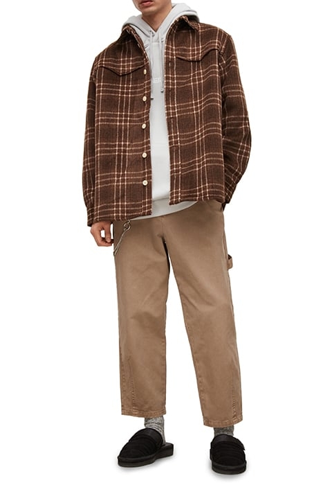 NIKKO LS SHIRT WICKER BROWN 3