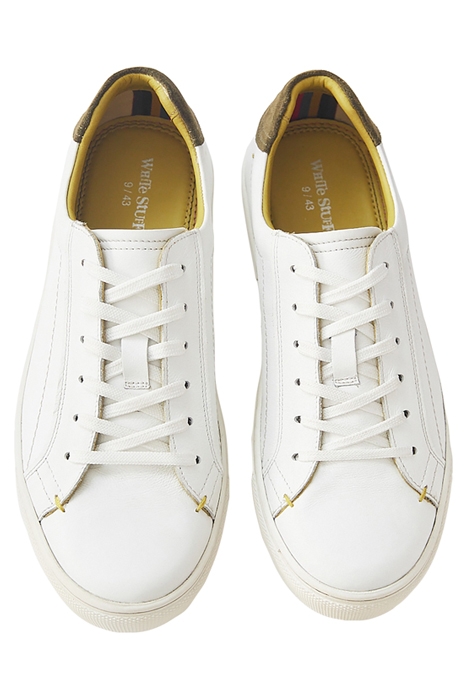 NOAH LEATHER TRAINER BRIL WHITE 3