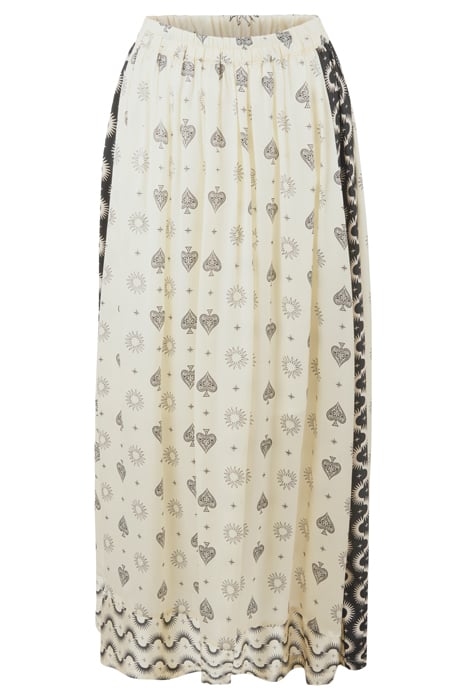 LM-ROCKY SATIN SKIRT EKSEPT BY SHOEBY OFFWHITE 1