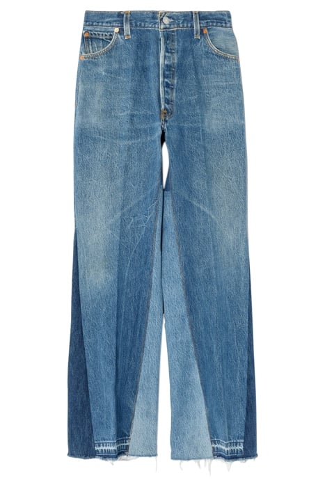 70S ULTRA HIGH RISE WIDE LEG INDIGO 1