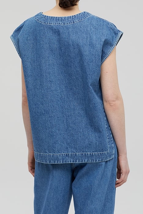 WOMEN DENIM PULLUNDER MID BLUE 2