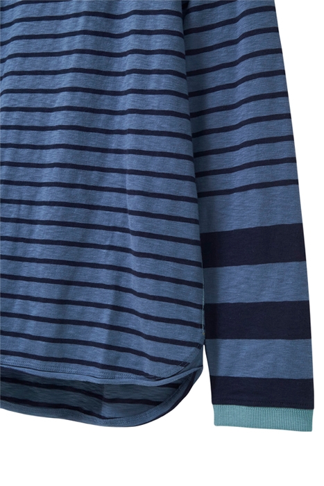 CASSIE STRIPE TEE NAVY MULTI 5