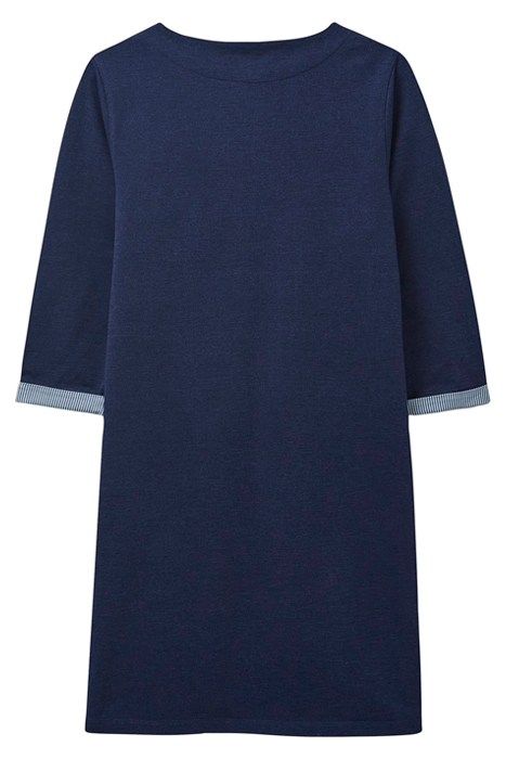 SKYE COTTON DENIM JERSEY DRESS DARK DENIM 6