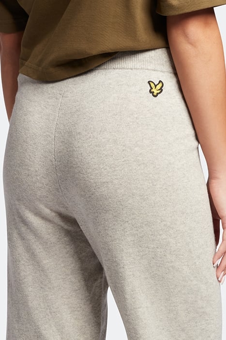 KNITTED JOGGER D24 LIGHT GREY MARL 4