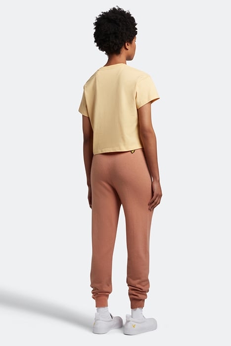 KNITTED JOGGER W795 DUSTY PEACH 2