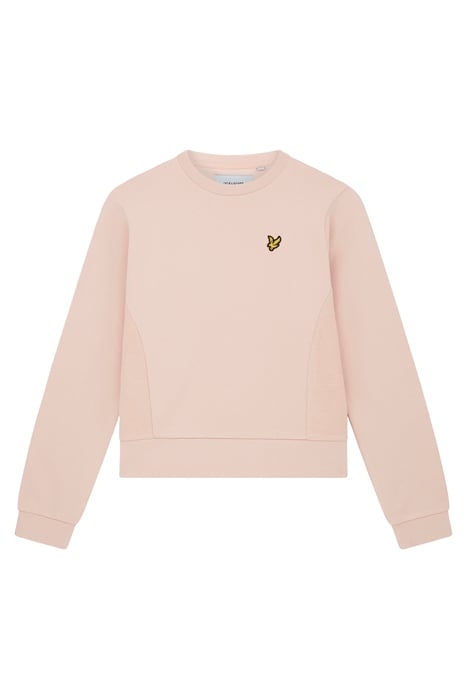 TEXTURED PANEL SWEATSHIRT W798 SKY PINK 5