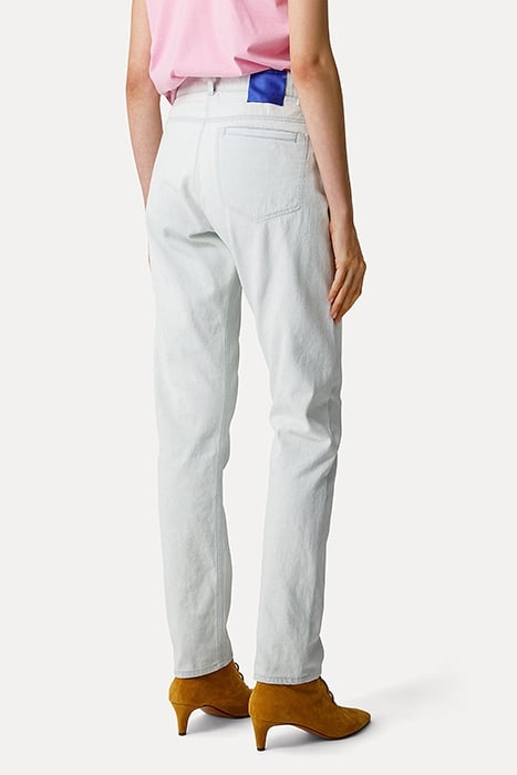 RAW DENIM BOYFRIEND PANTS BLEACH 3