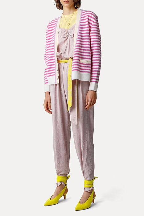 "SINGING BLOOM" FLUID JACQUARD JUMPSUIT ORTENSIA 4