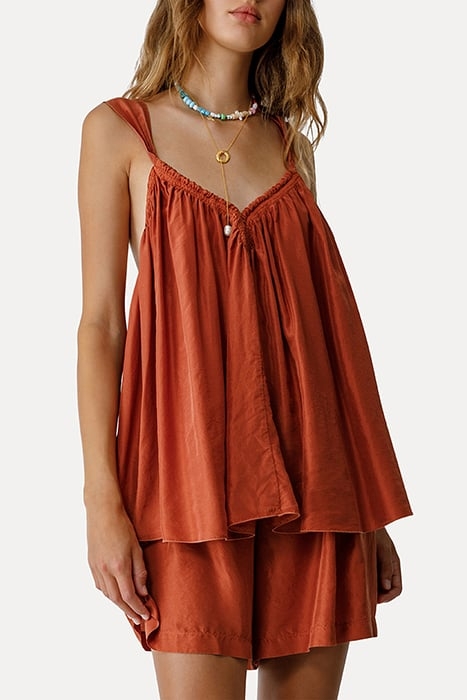 SILK HABOTAY TOP TAN 2