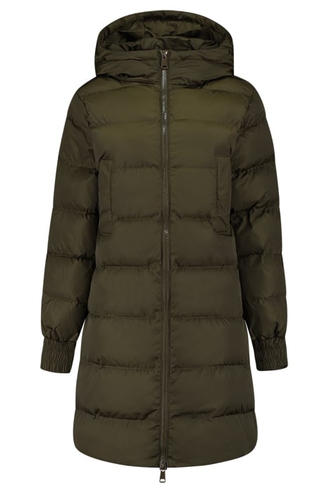 ALLI PUFFER COAT ARMY 1