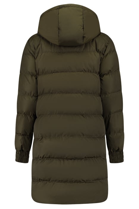 ALLI PUFFER COAT ARMY 2