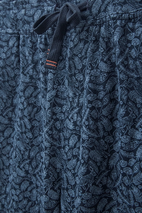 HARE PRINT JERSEY PJ BOTTOM DARK NAVY 3