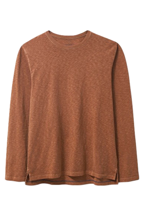 LONG SLEEVE ABERSOCH TEE DEEP BROWN 1
