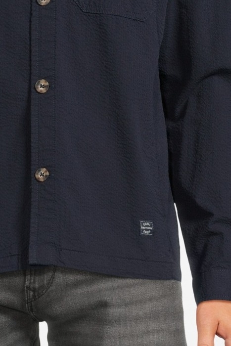 THAGE SEERSUCKER DEEP MARINE 4