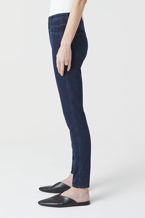WOMEN SKINNY PUSHER JEANS DARK BLUE 5