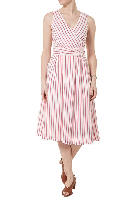 IRIS PINK STRIPE DRESS 2