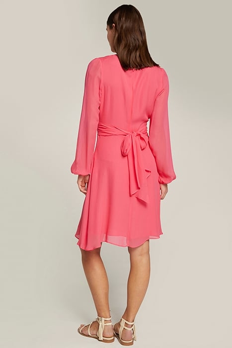 SHORT GEORGETTE DRESS RED 4