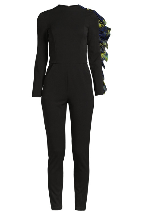 WOMEN‘S SIDE VOLANT OVERALL BLACK 3